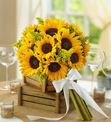 Country Wedding All Sunflower Bouquet In Hollywood Fl The Flower Choice