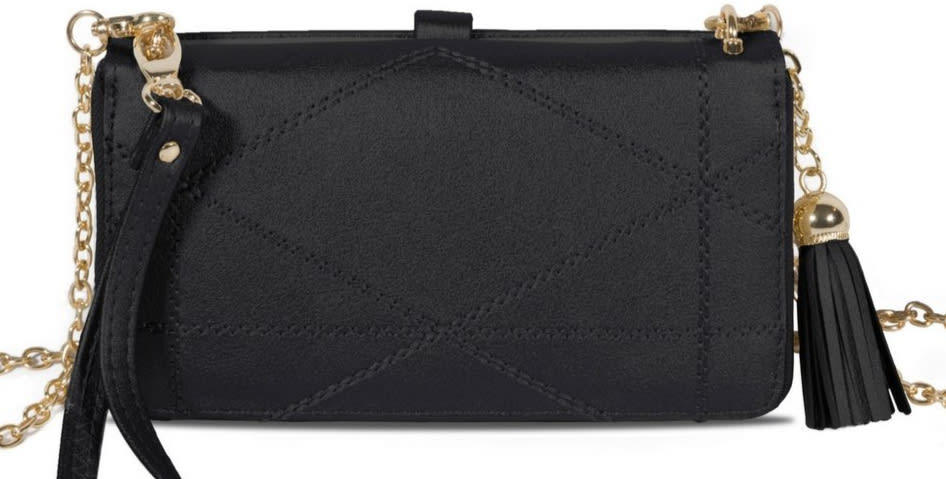 all black purse