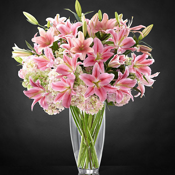 Intrigue Luxury Lily & Hydrangea Bouquet in San Francisco, CA MY