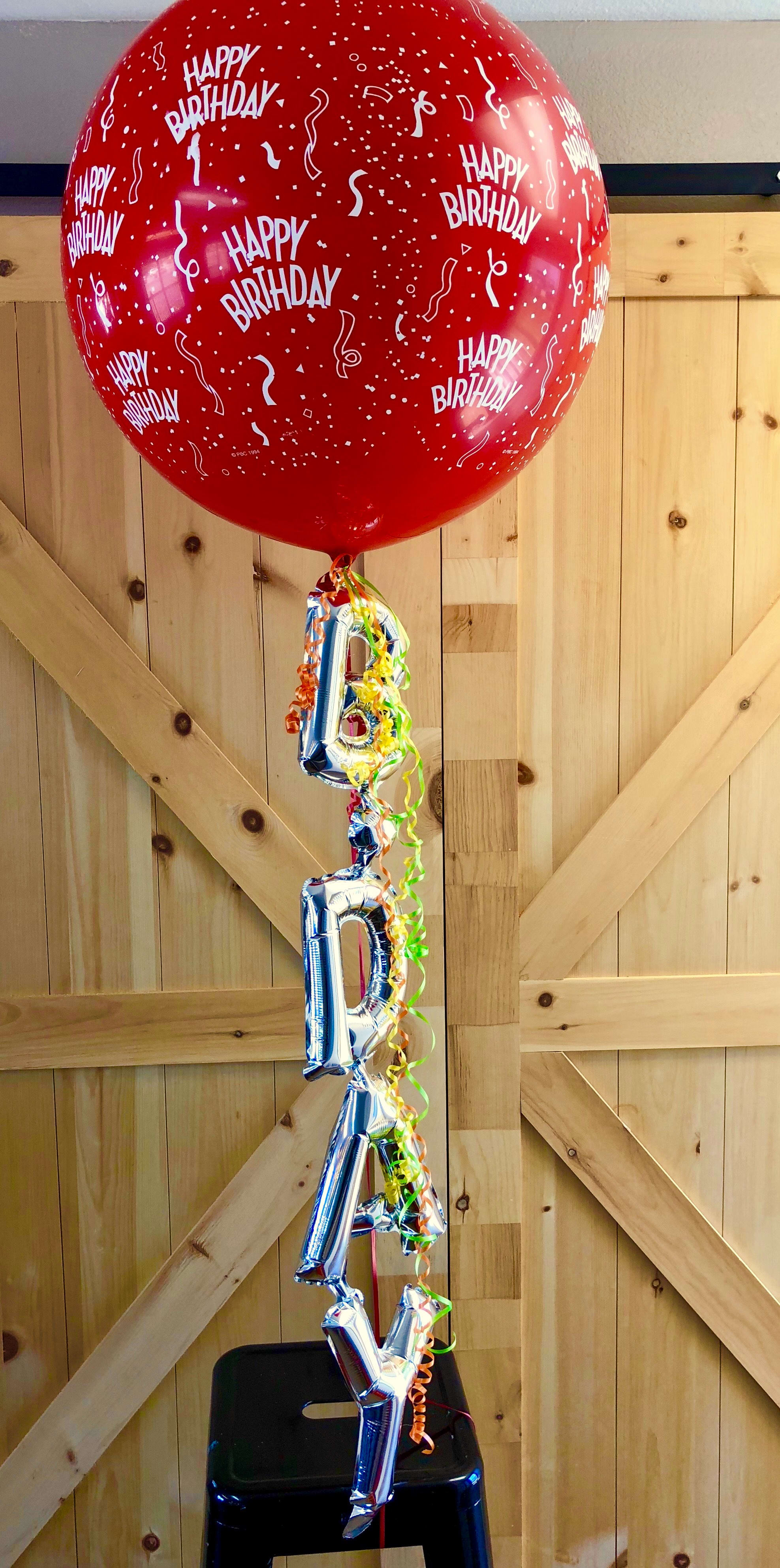 big birthday balloons