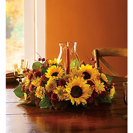 Sunflower Centerpiece In Everett Ma Everett Florist