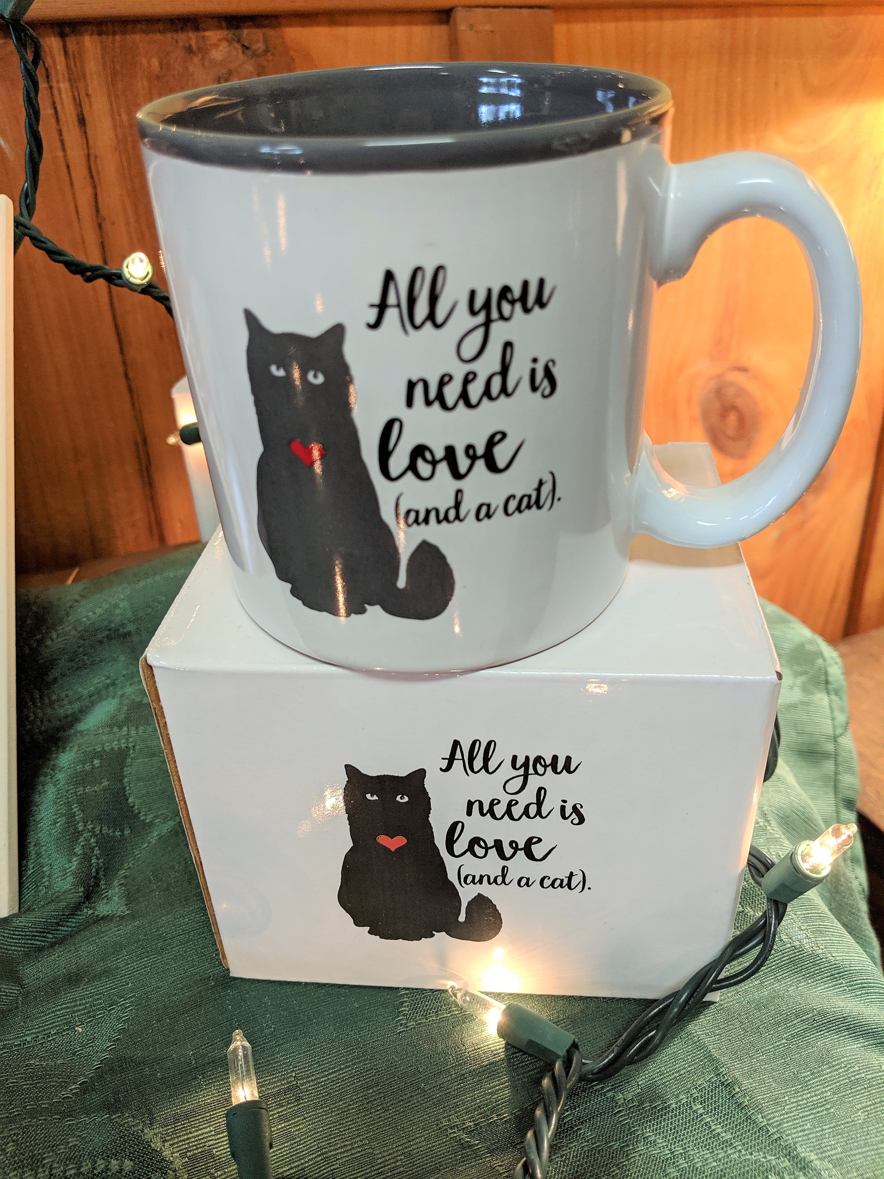 All You Need Is Love And A Cat Mug In Dryden Ny Arnold S Flower Shop