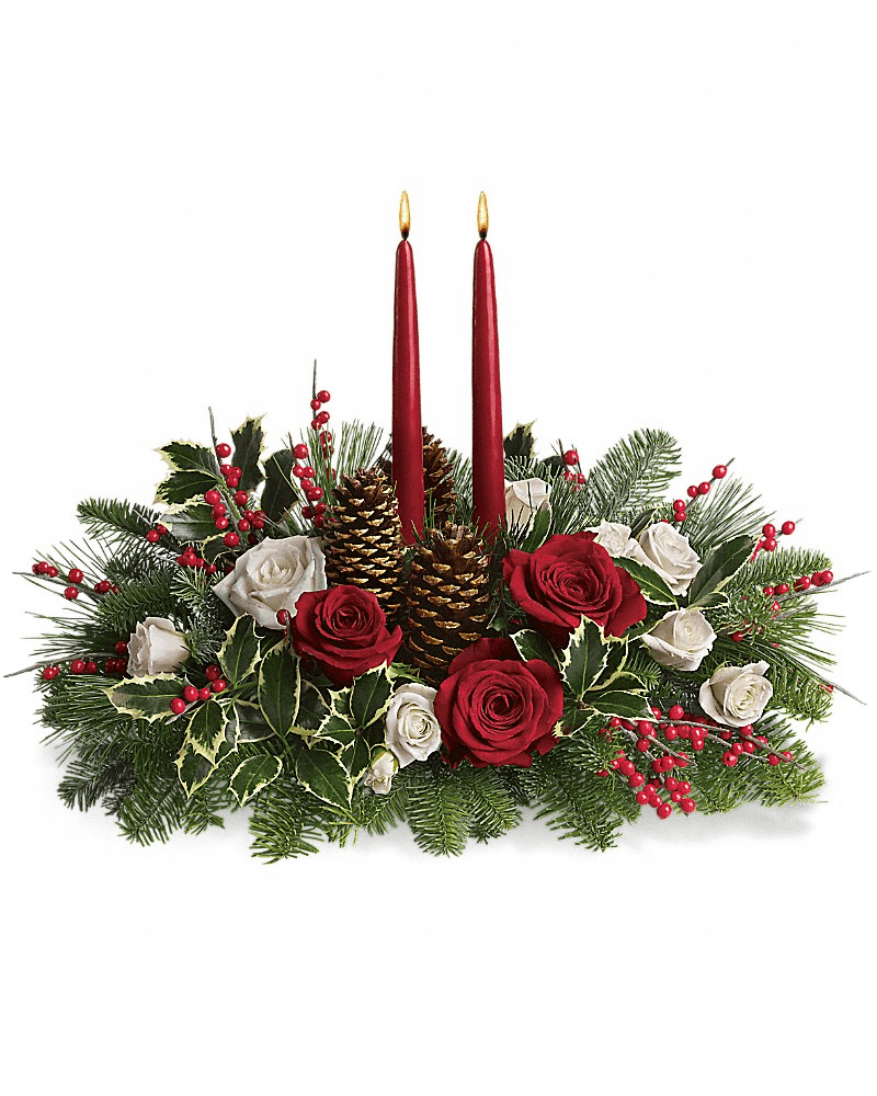 Christmas Centerpiece By Heaven Scent Flowers And Gifts