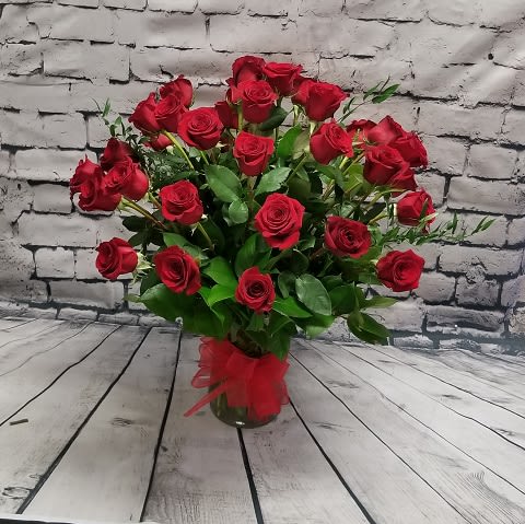 36 Red Roses By All In Bloom Florist