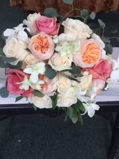 Rose And Orchid Bridal Bouquet In Peabody Ma Flowers More Peabody