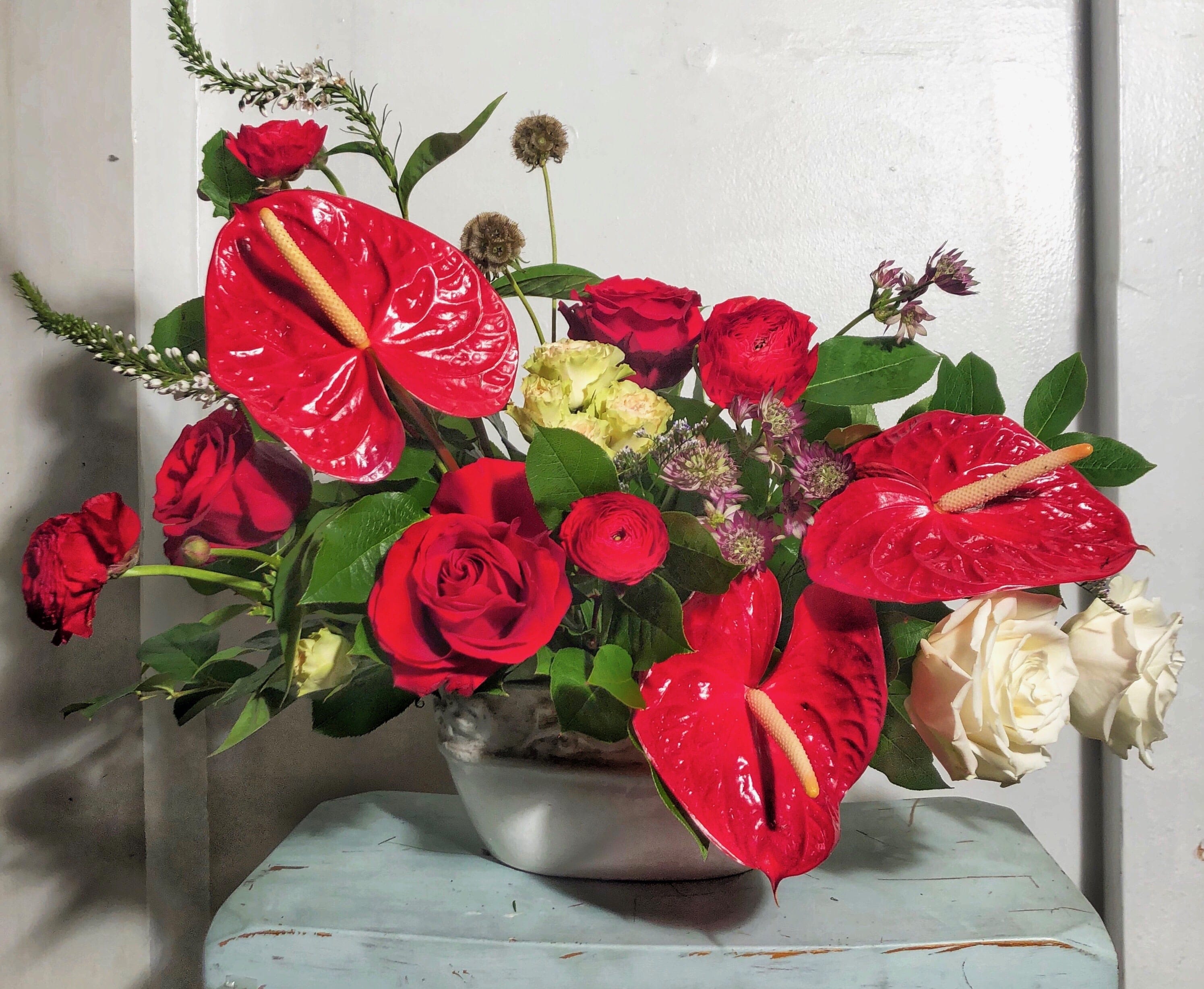 Big Hearts And Roses In Chicago Il Zins Flowers
