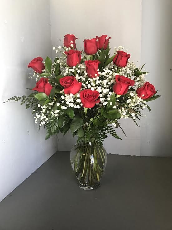 Dozen Red Roses By Hillside Florist