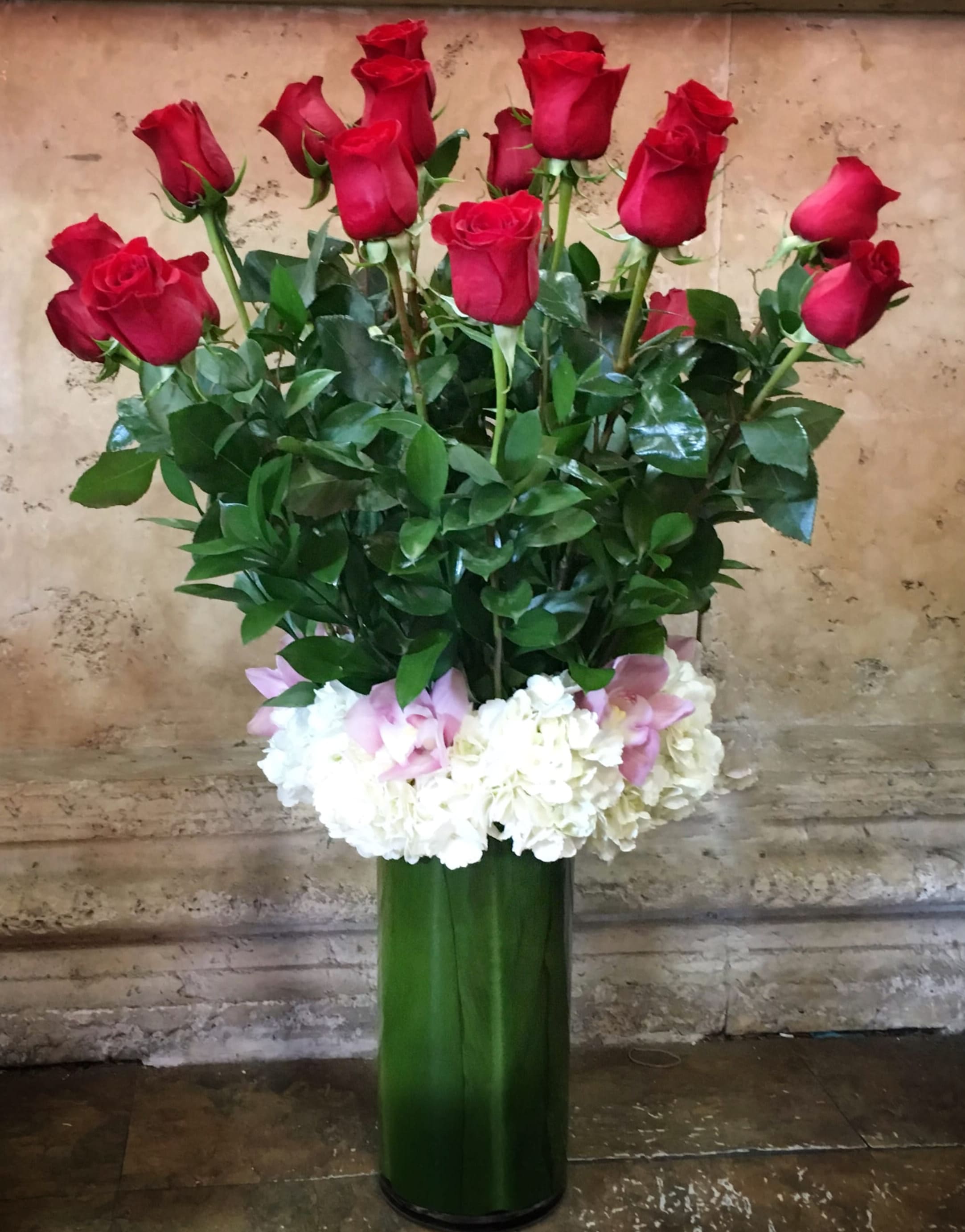 Two Dozen Roses In Marina Del Rey Ca Heathers Flowers