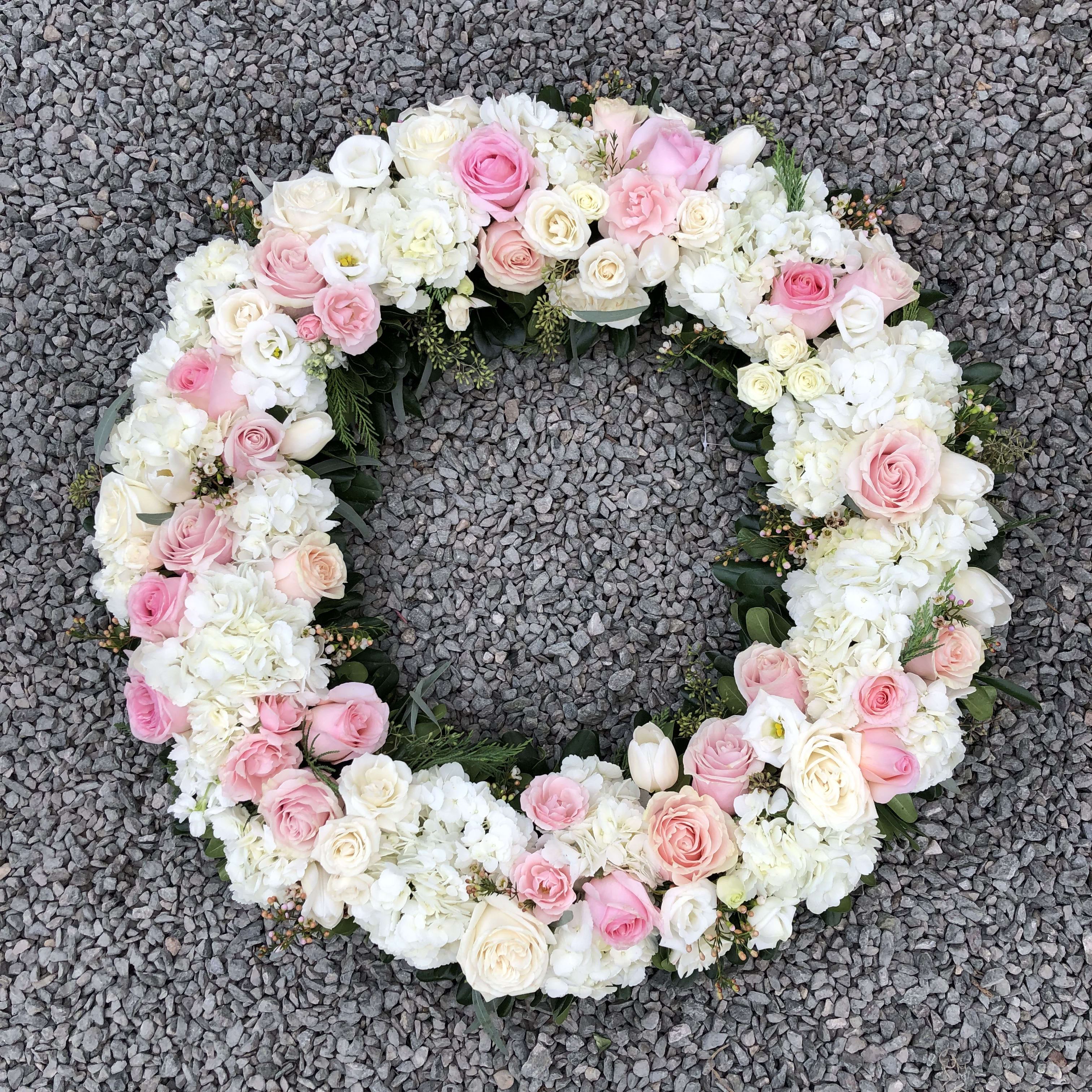 Evans Peace Eternal Large Funeral Wreath in Peabody, MA | Evans Flowers
