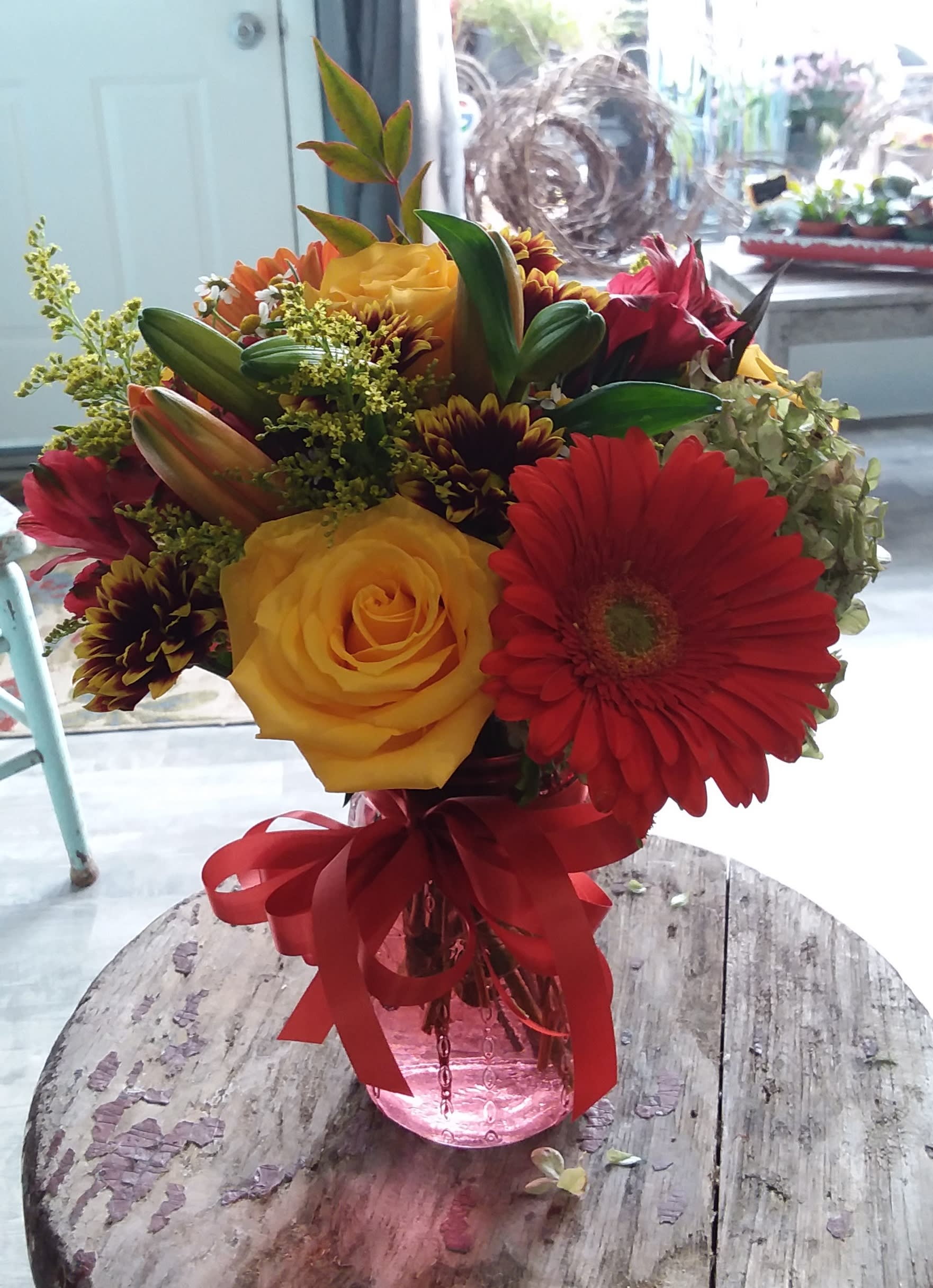 Splash Of Color In Barrington Il Little Leaf Florist