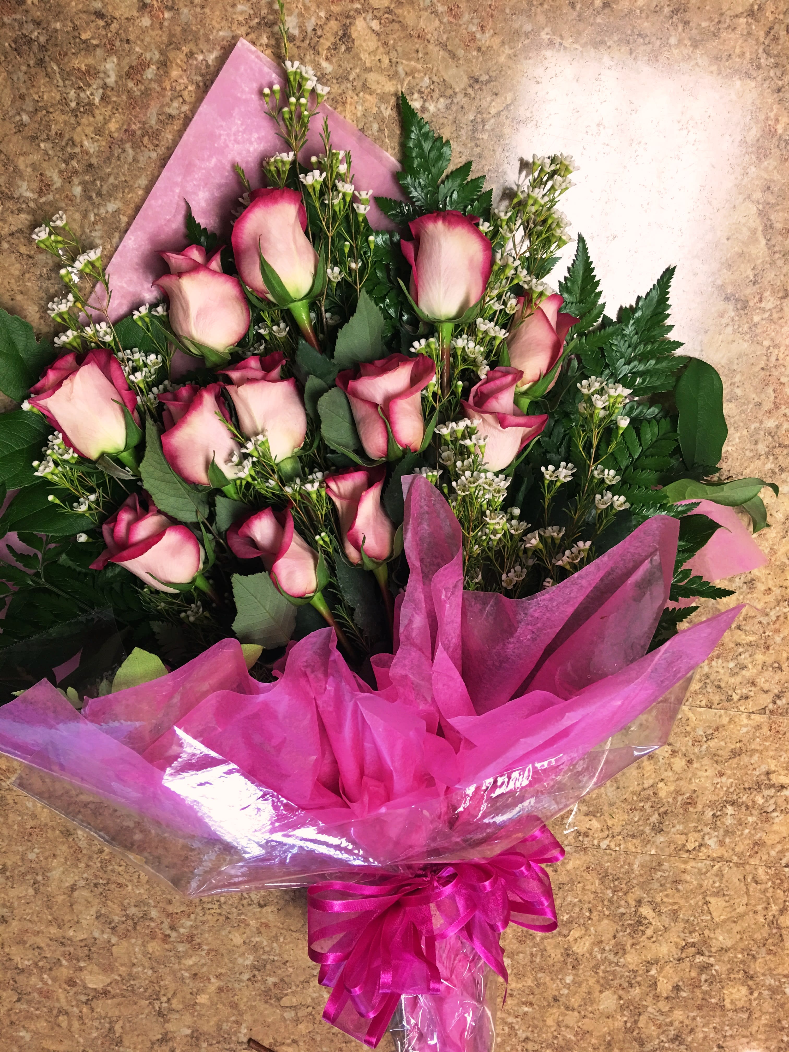 Beautiful Wrapped Roses Bouquet In San Diego Ca Liz S Flowers