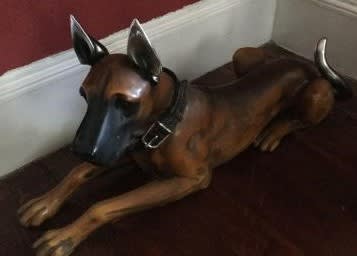 DOBERMAN PINSCHER STATUE NEW-G75 in Sumter, SC | Newton's Greenhouse and Florist