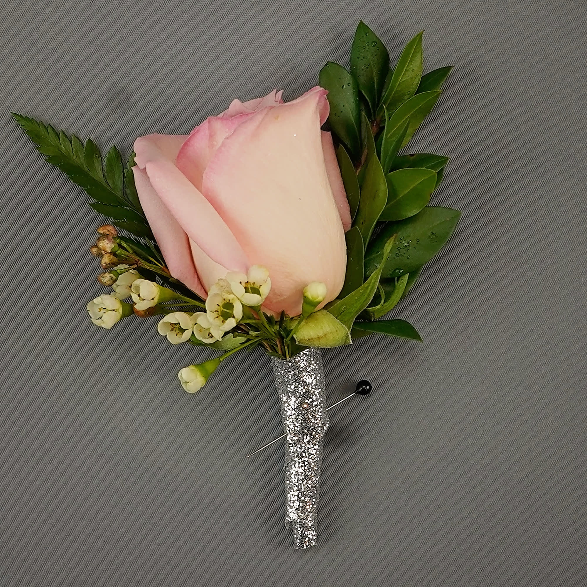Single Rose Boutonniere Light Pink By Rathbone S Flair Flowers By Rathbone S Flair Flowers