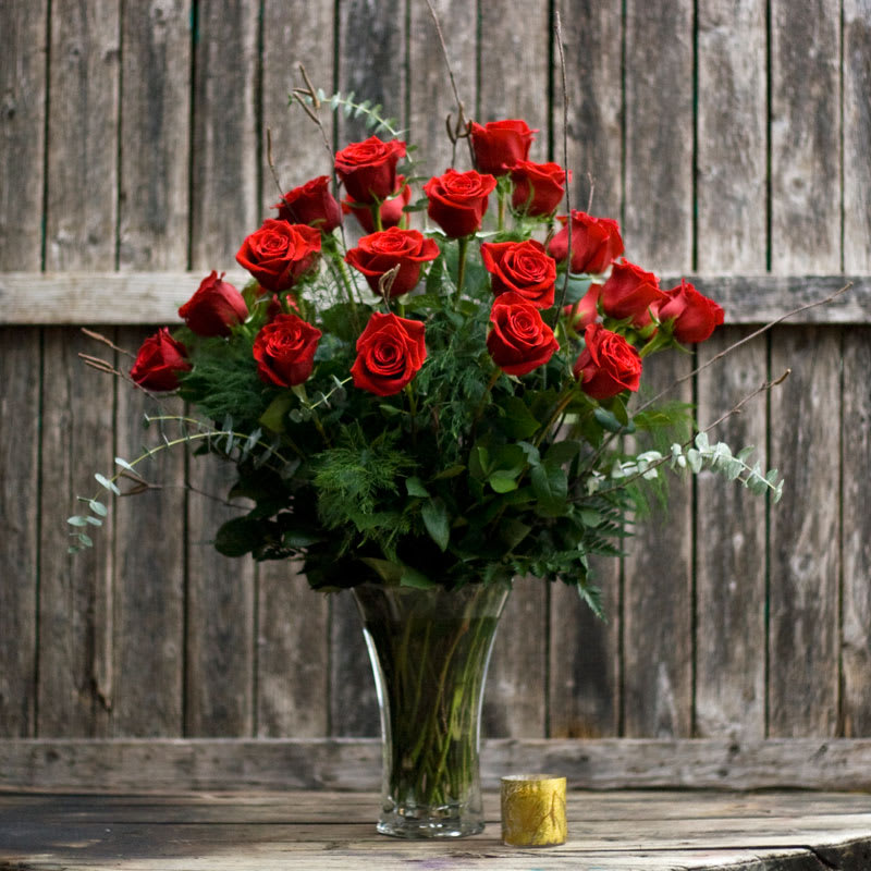 Two Dozen Long Stemmed Roses In Lake Worth Tx Lake Worth Florist