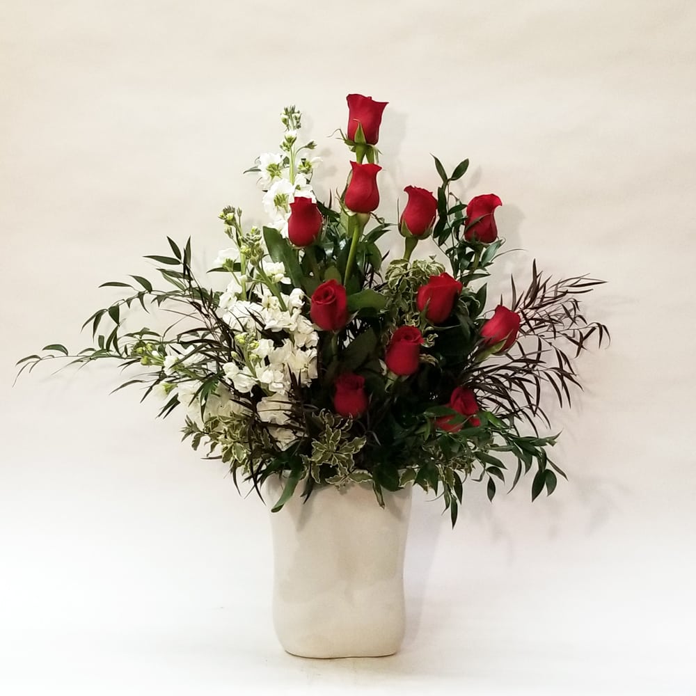 Majestic Roses and Fragrant Stock in Albuquerque, NM Flowers by ZachLow