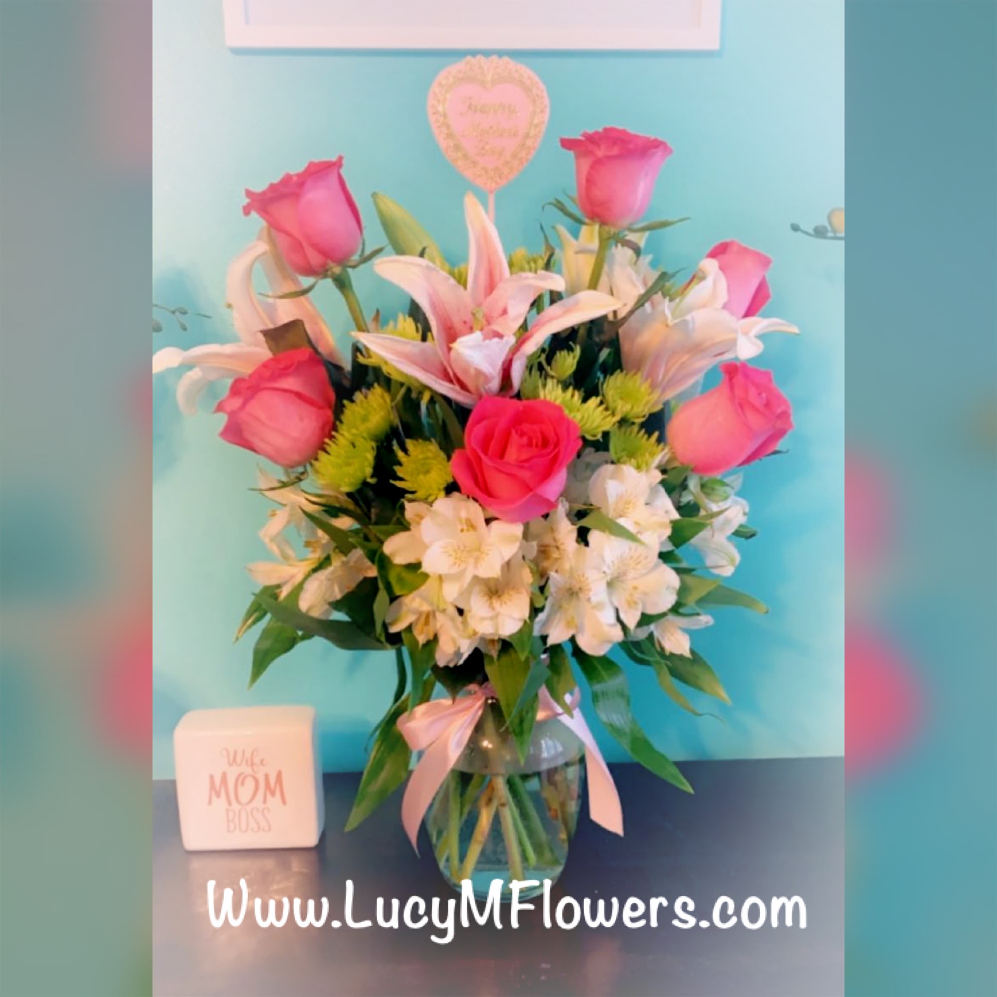 Lovely Pink in Midlothian, IL L & M Flowers