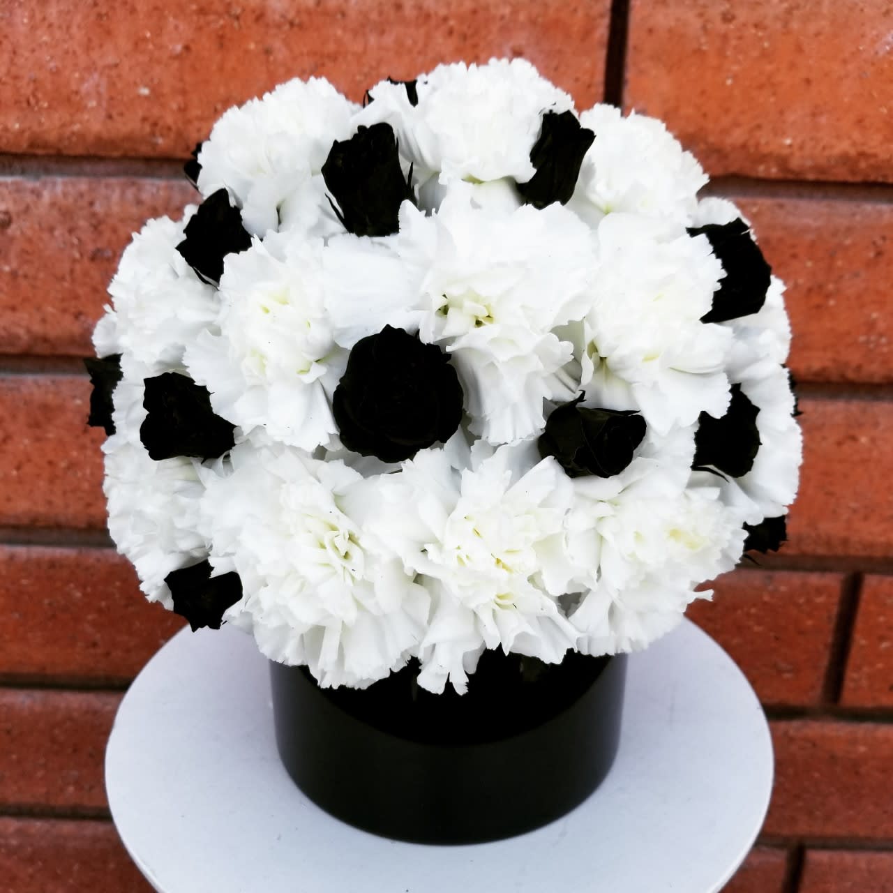 Black And White Event Centerpiece In San Diego Ca House Of Stemms