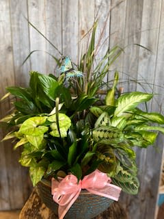 Large Lush Ceramic Garden In Sugar Land Tx Flowers By Adela