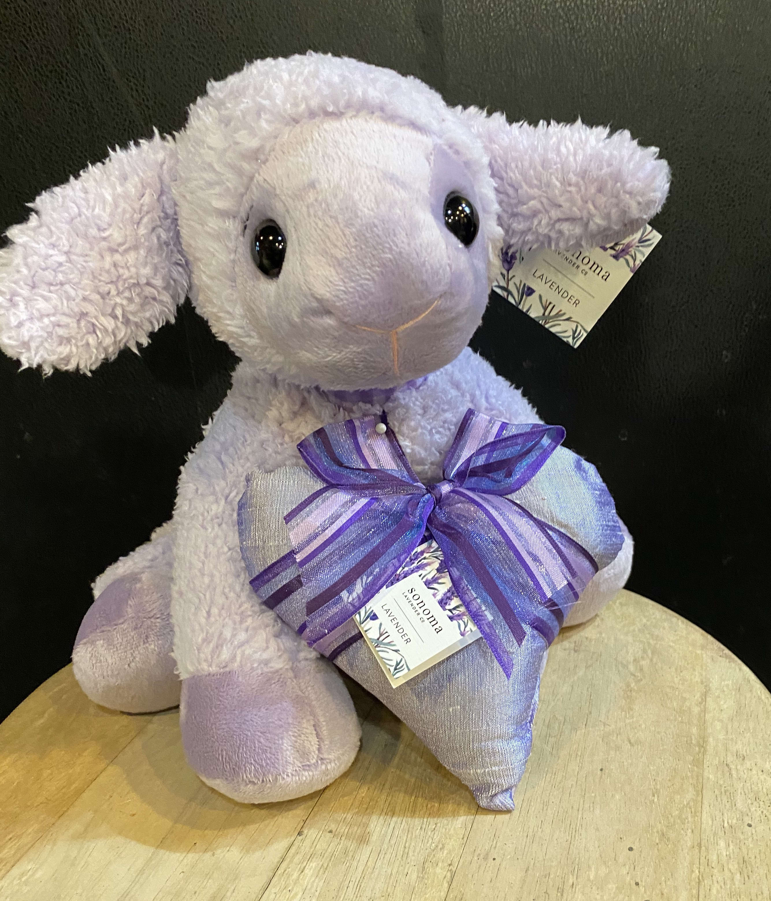 lavender lamb stuffed animal