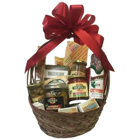 Italian Food Gift Basket In Waterbury Ct The Orchid Florist