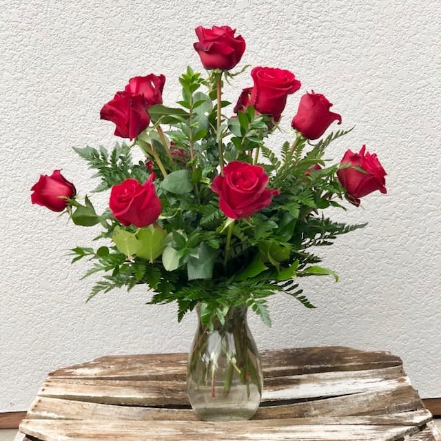 One Dozen Roses Standard By Windmill Floral Studio