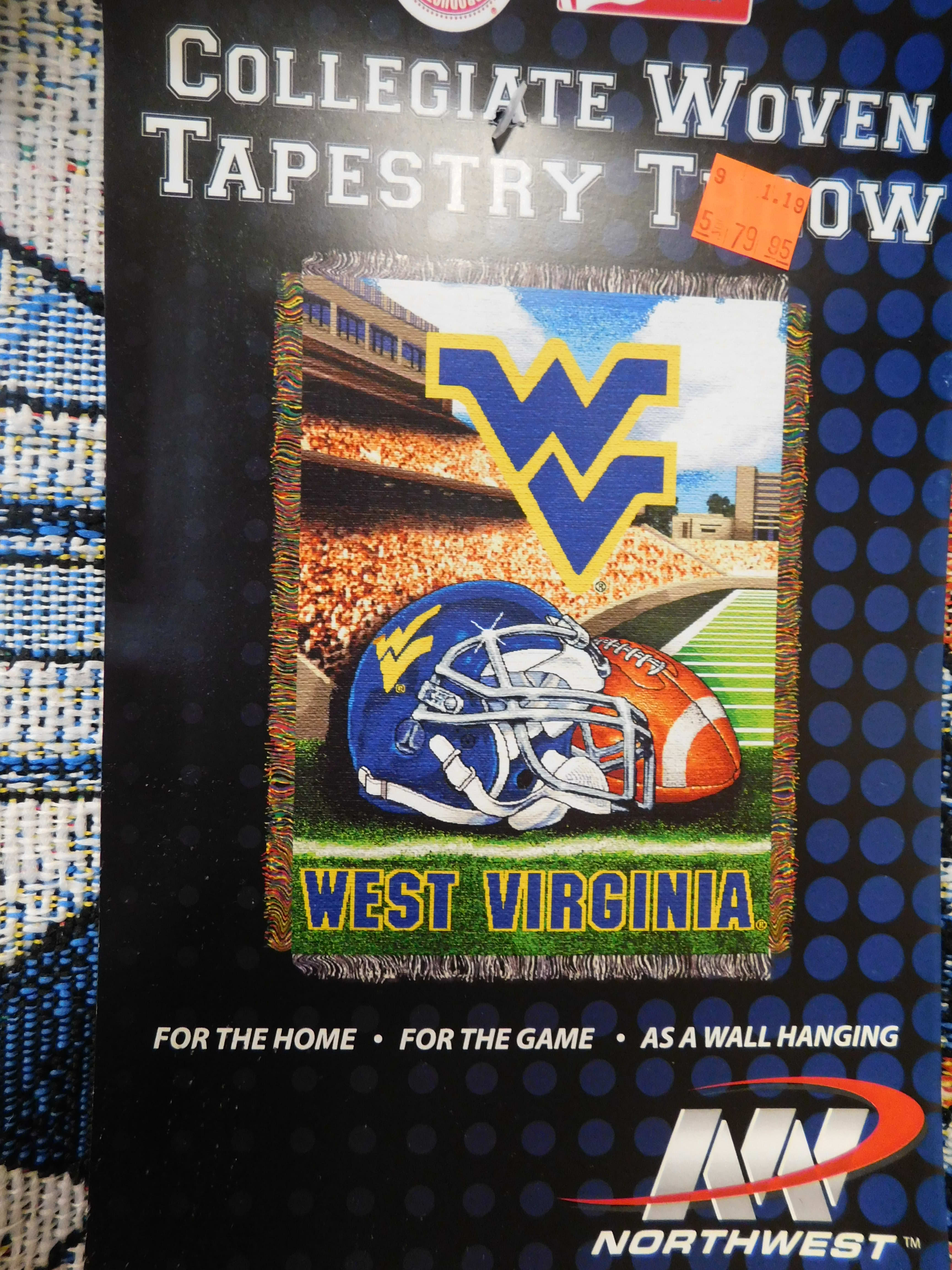WVU Baby Blanket Handmade by UmbrellaMoonCreation on Etsy ...