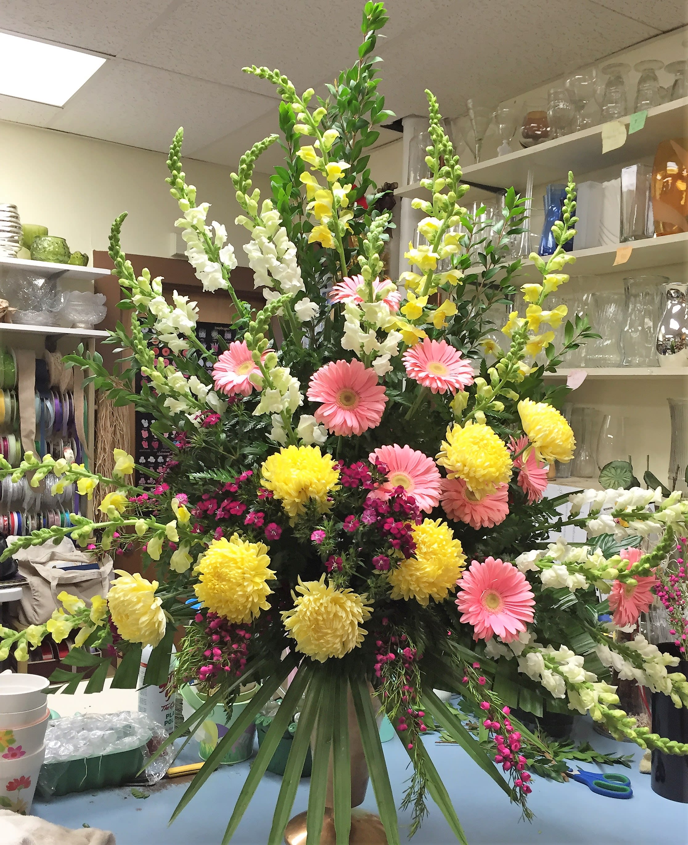 Wondrous Life Arrangement in Avon, NY Avon Floral World & Gift Shoppe
