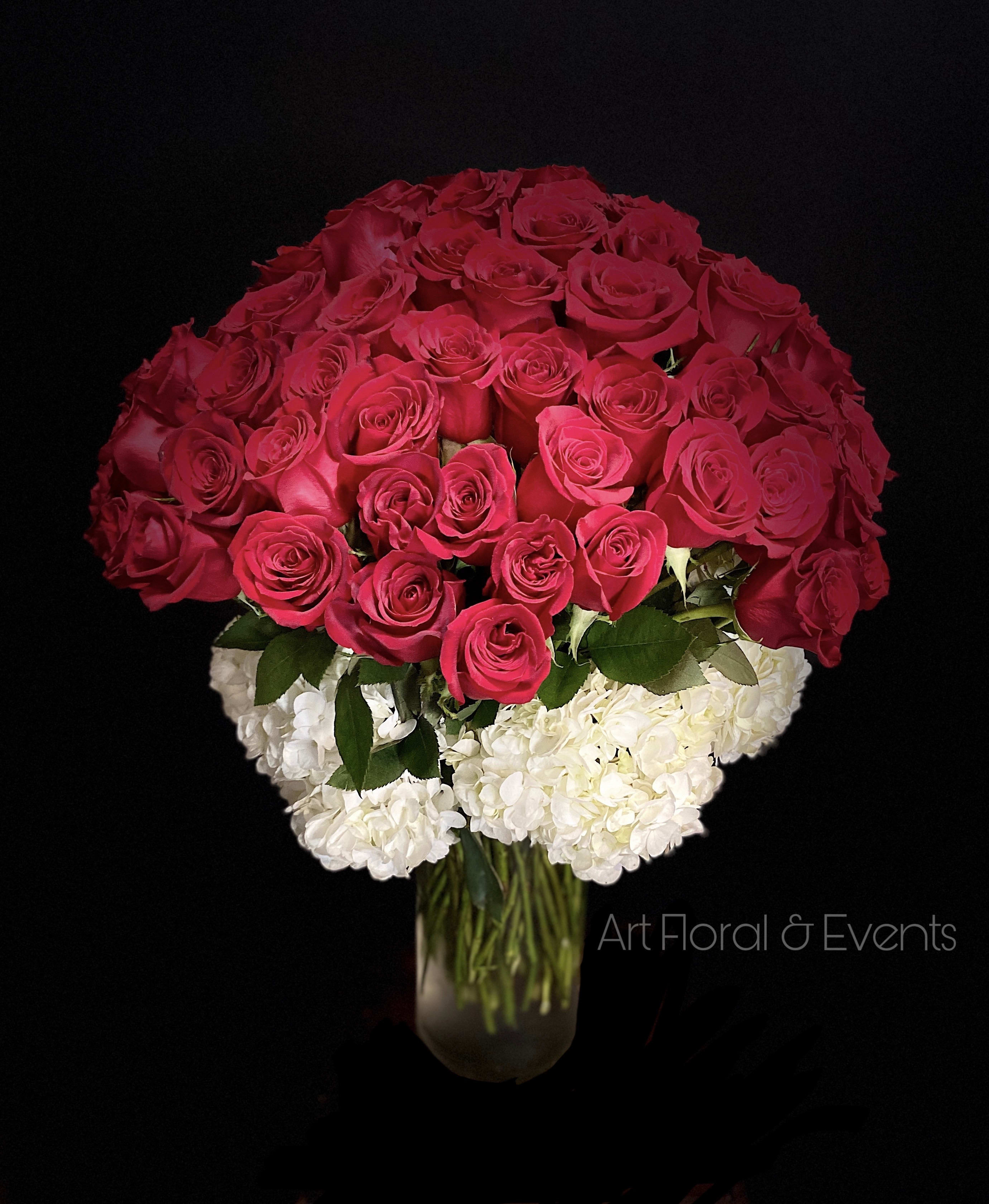 100 Roses In Durham Nc Art Floral Events