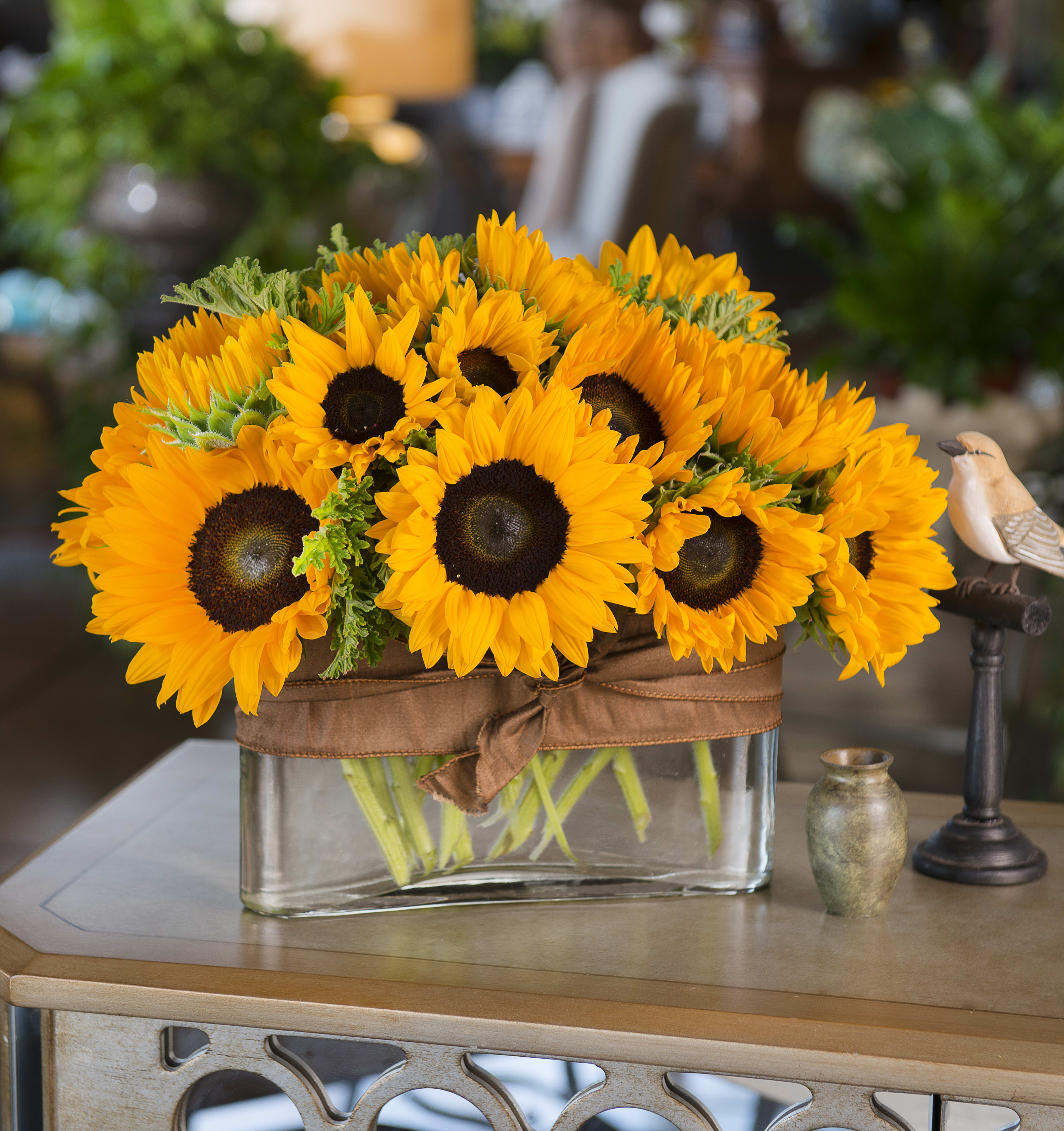 Sunflower Bouquet In Pasadena Ca Jacob Maarse Florists