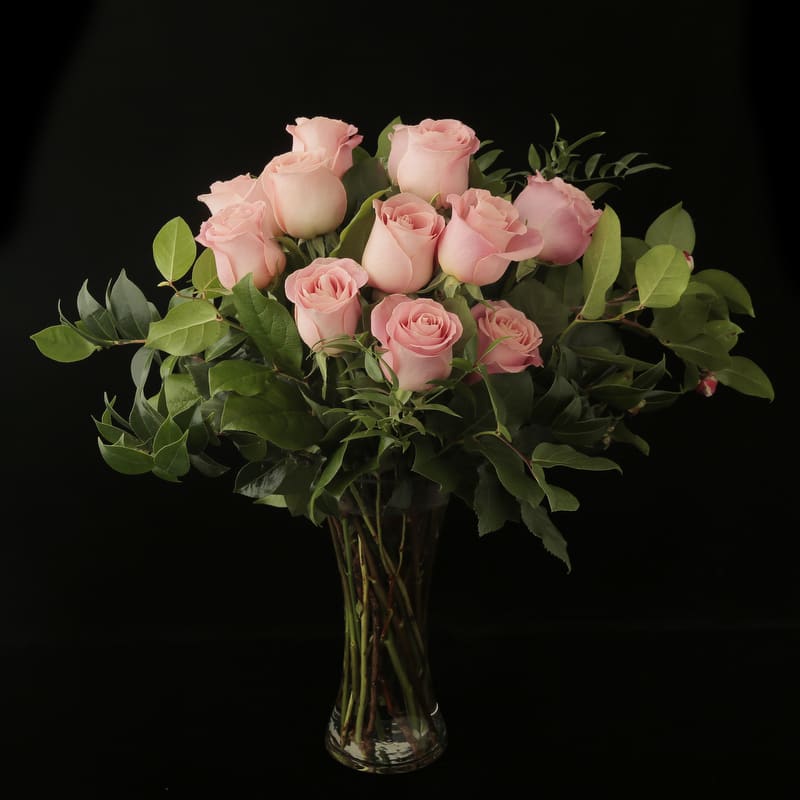 A Dozen Long Stemmed Roses Please Specify Color Red White Pink Yellow Or Coral First And Second Choice Please In Westwood Hills Ks The Little Flower Shop