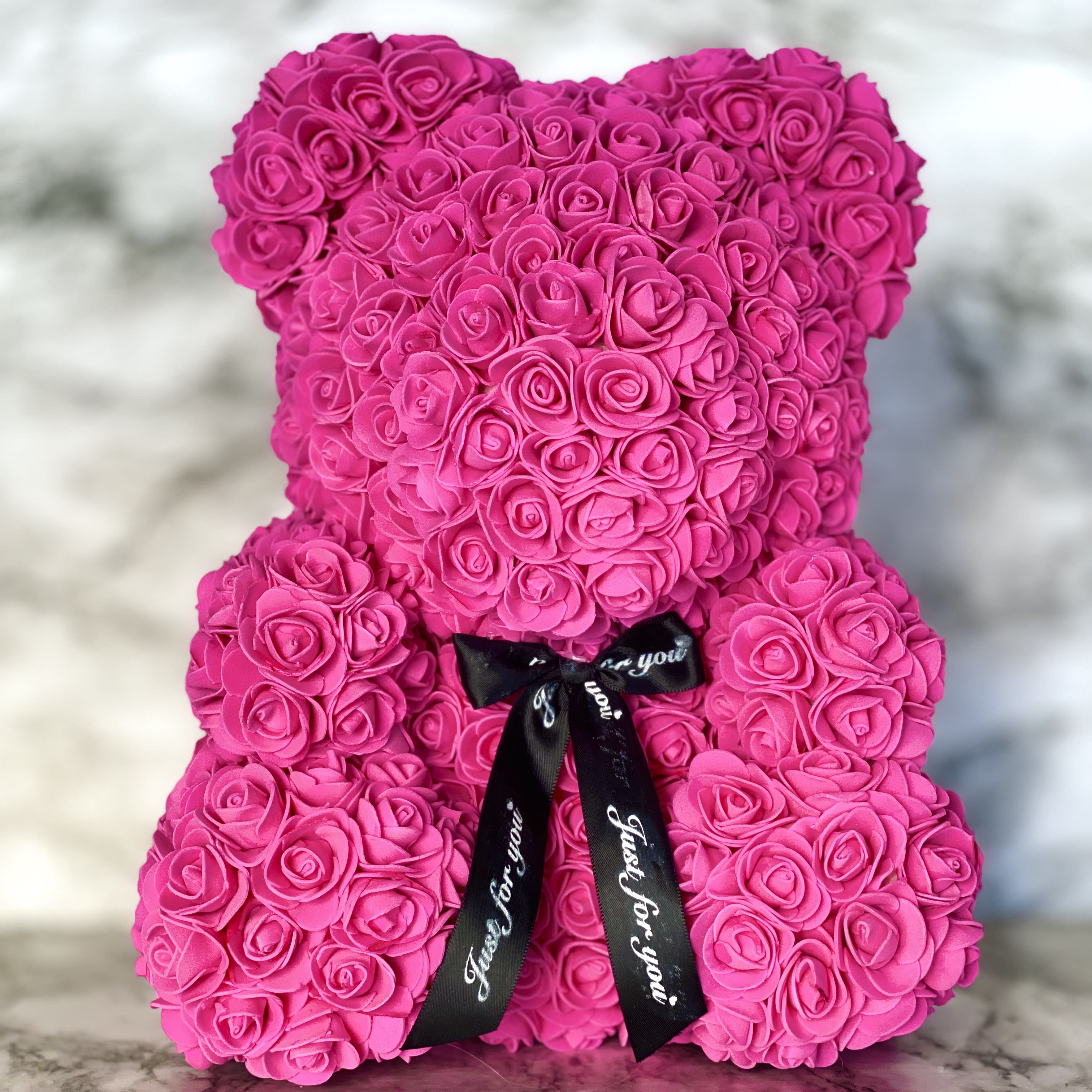 large rose bear