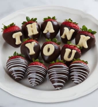 Thank You Chocolate Covered Strawberries In San Francisco Ca Marina Floral Design