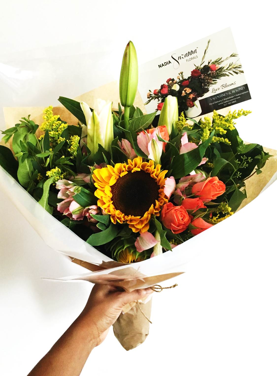 Summer Sunflowers Seasonal Bouquet By Nadia Suzanna