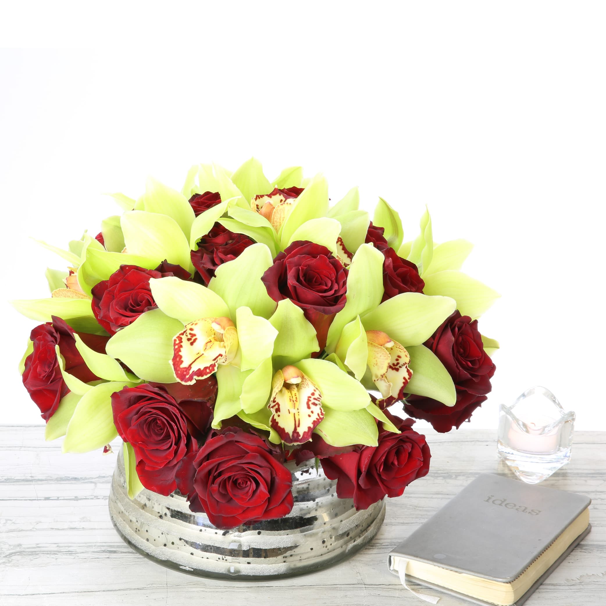 Orchid And Rose Duet In Beverly Hills Ca My Beverly Hills Florist