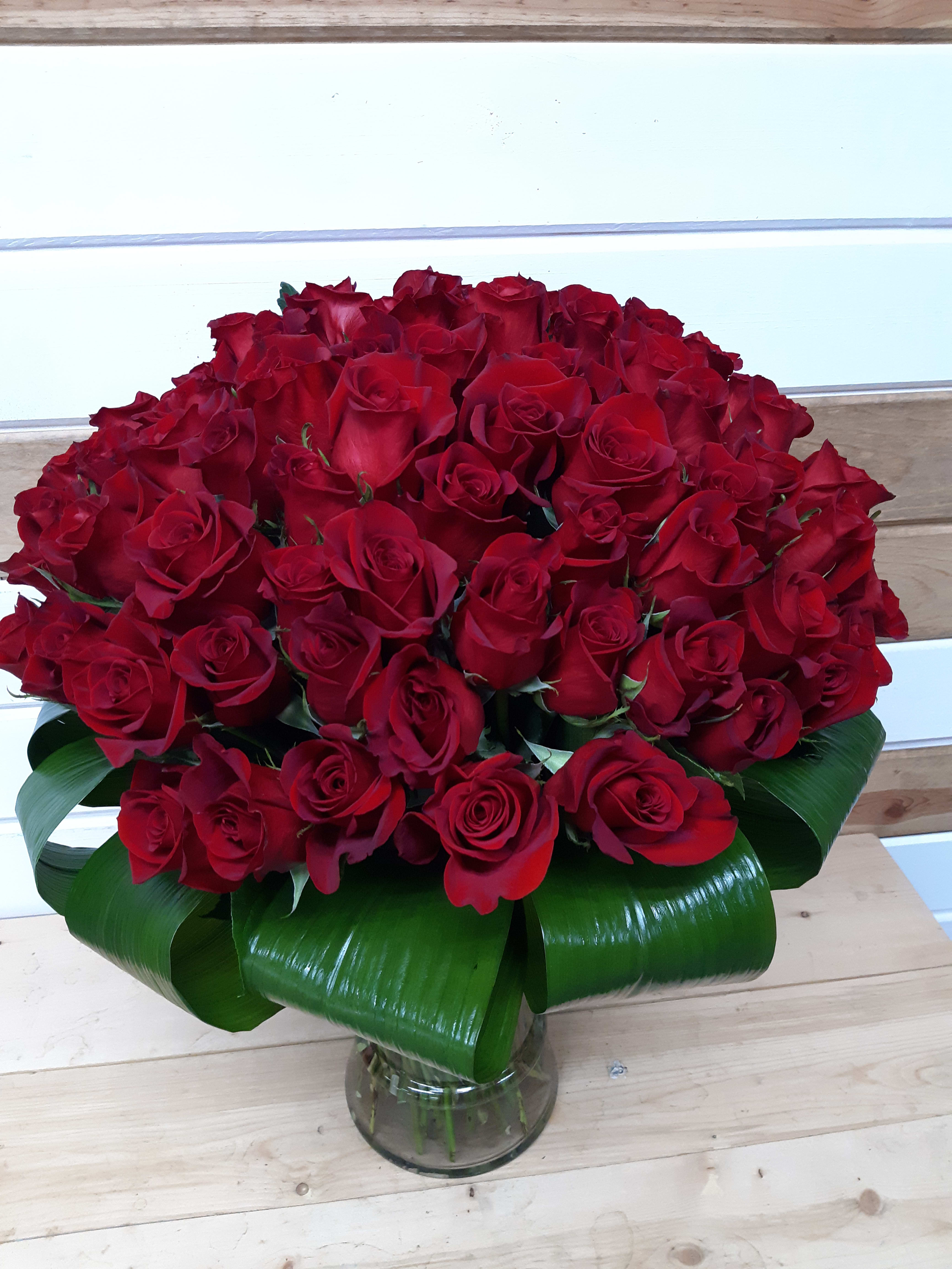 100 Rose Extravaganza!! in Modesto, CA | Fresh Ideas Flower Co