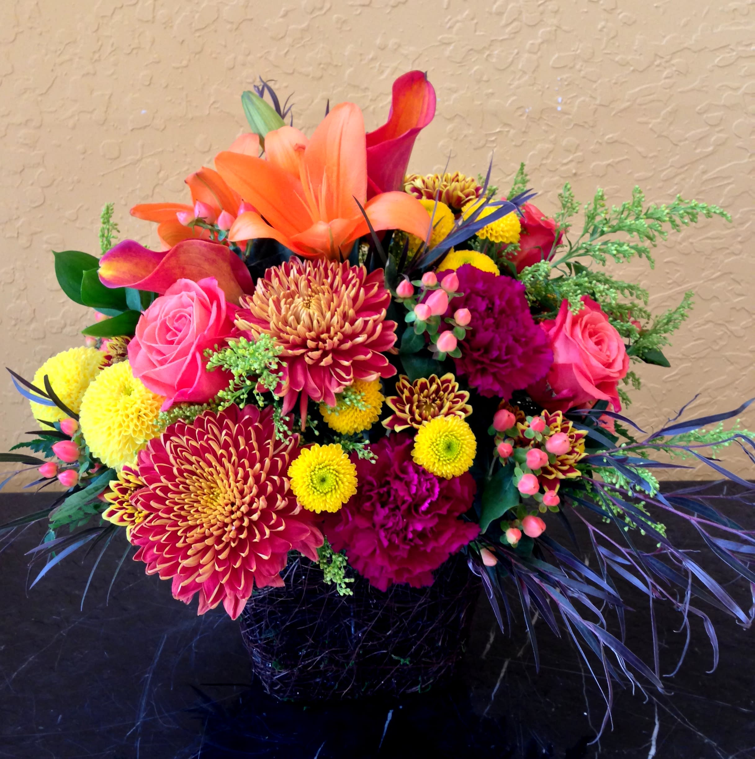 The Shades of Autumn Bouquet in Cooper City, FL | De La Flor Florist