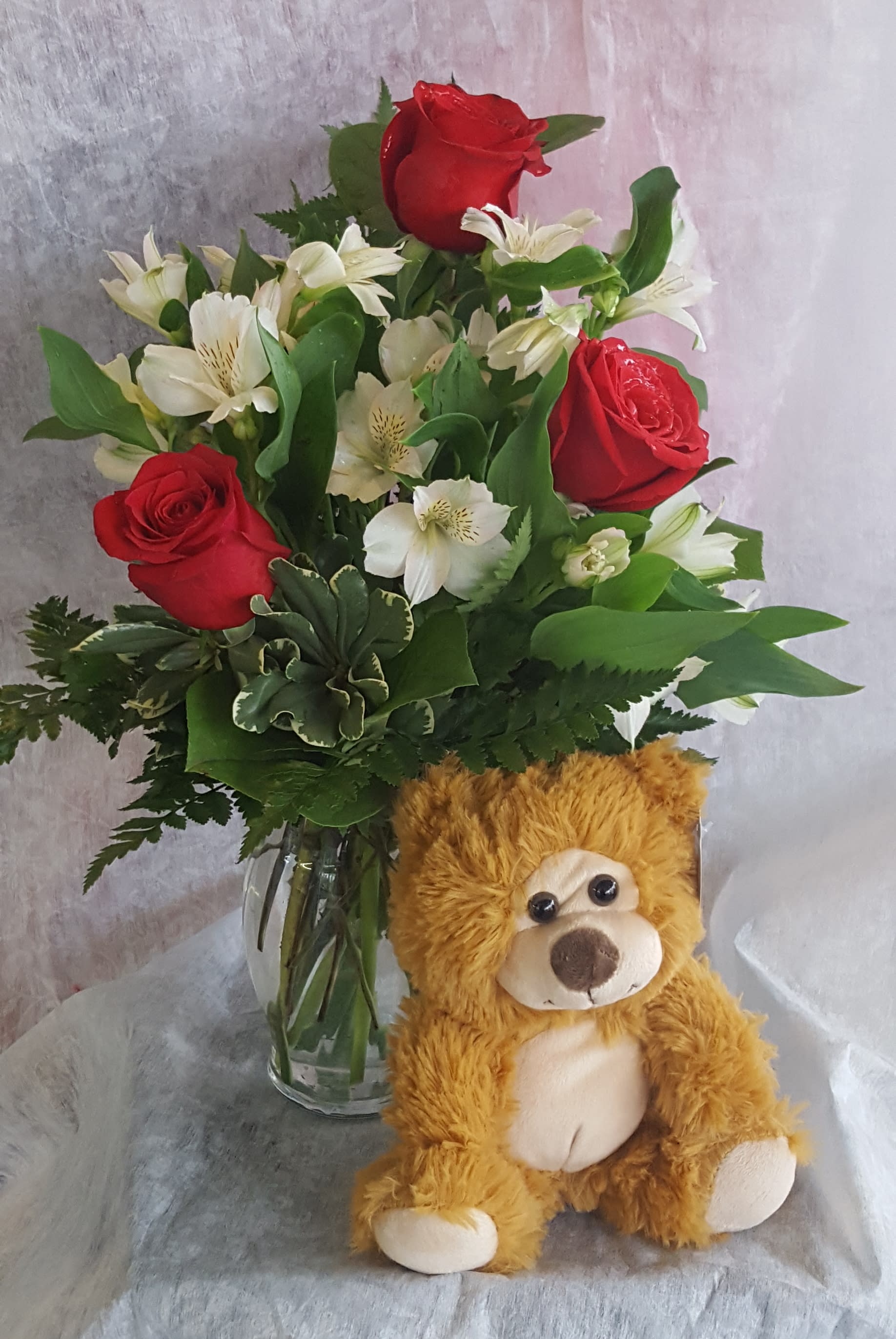 Love Bears All Things in Warren, OH Jensen's Flowers & Gifts, Inc.