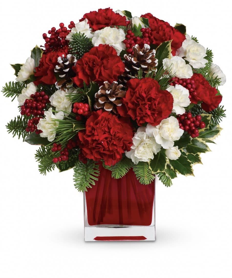 Jingle Bells Arrangement in Bergenfield, NJ Broderick's Flowers