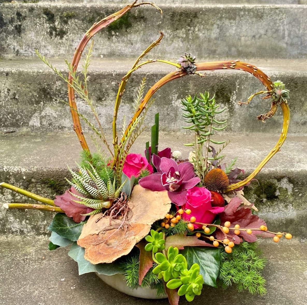 Large Texture Bowl in Seattle, WA Fiori Floral Design