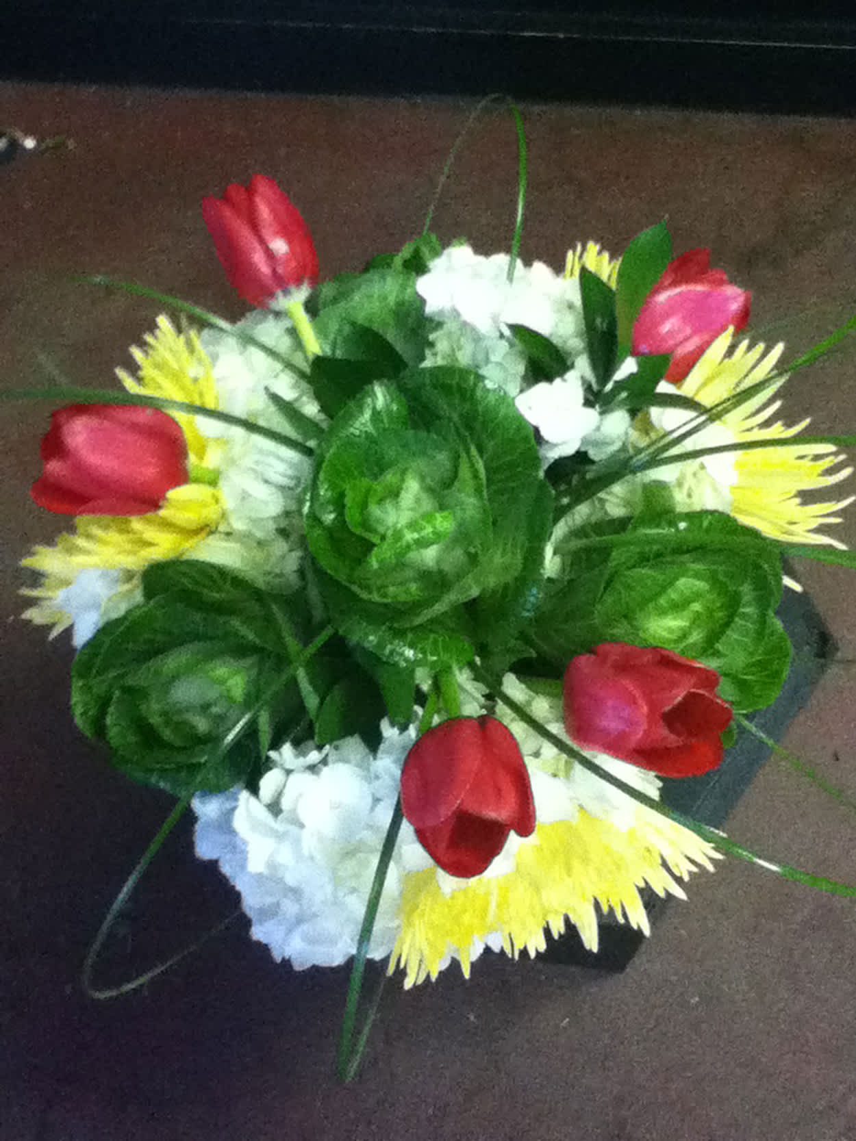 Dorian - tulips and mixed flowers for all occasion in a cylinder glass vase