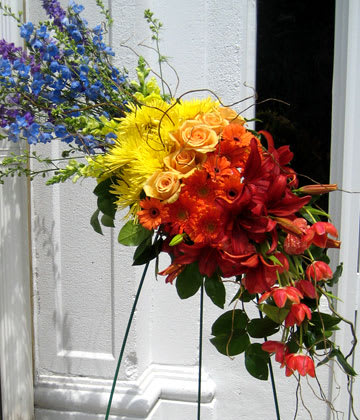 Colors of sympathy Colors of sympathy - This multicolored tribute is prefect for all of your sympathy needs. The colors give a clear idea of the love and sorrow felt when a loved one passes away.