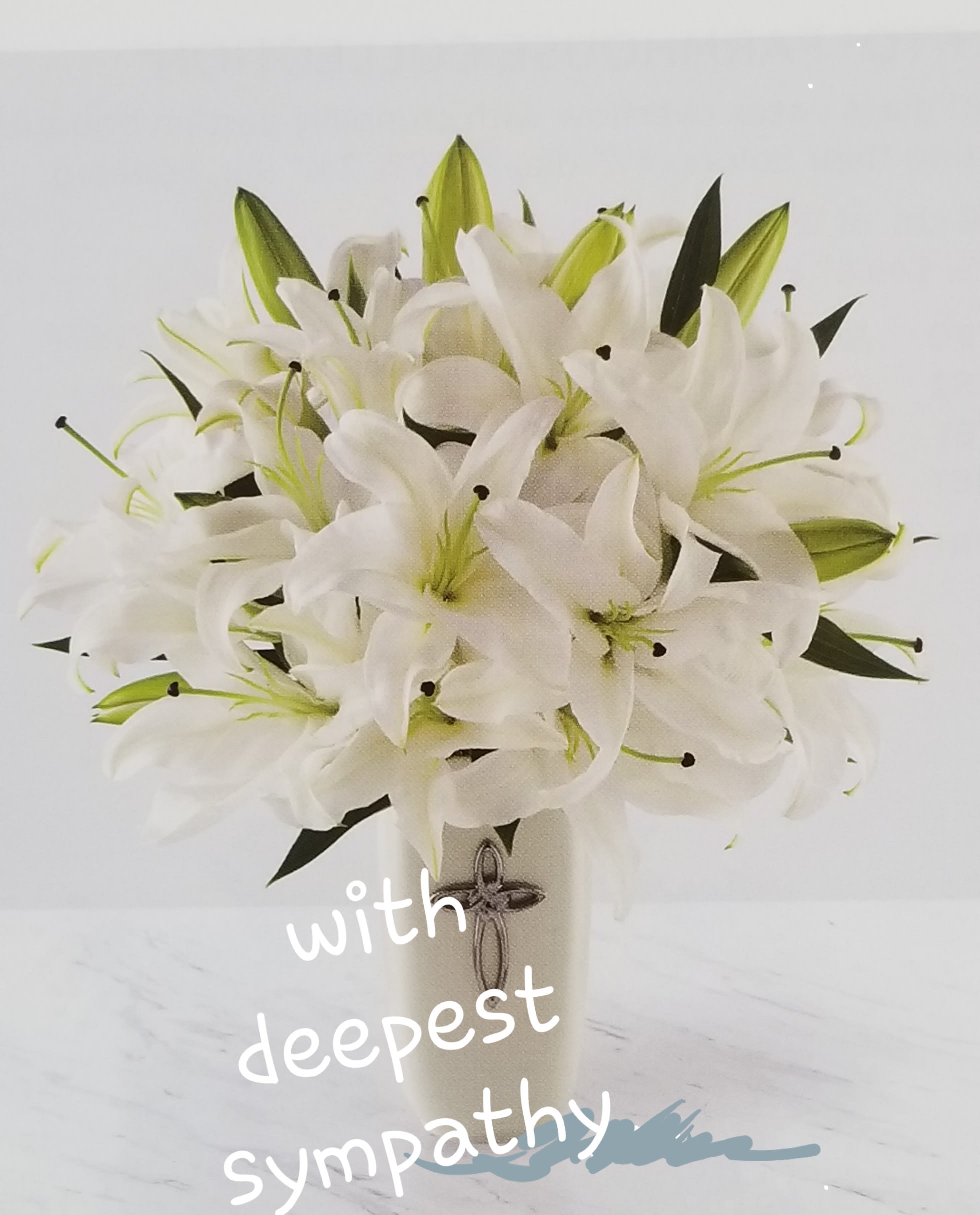 faith wedding bouquet