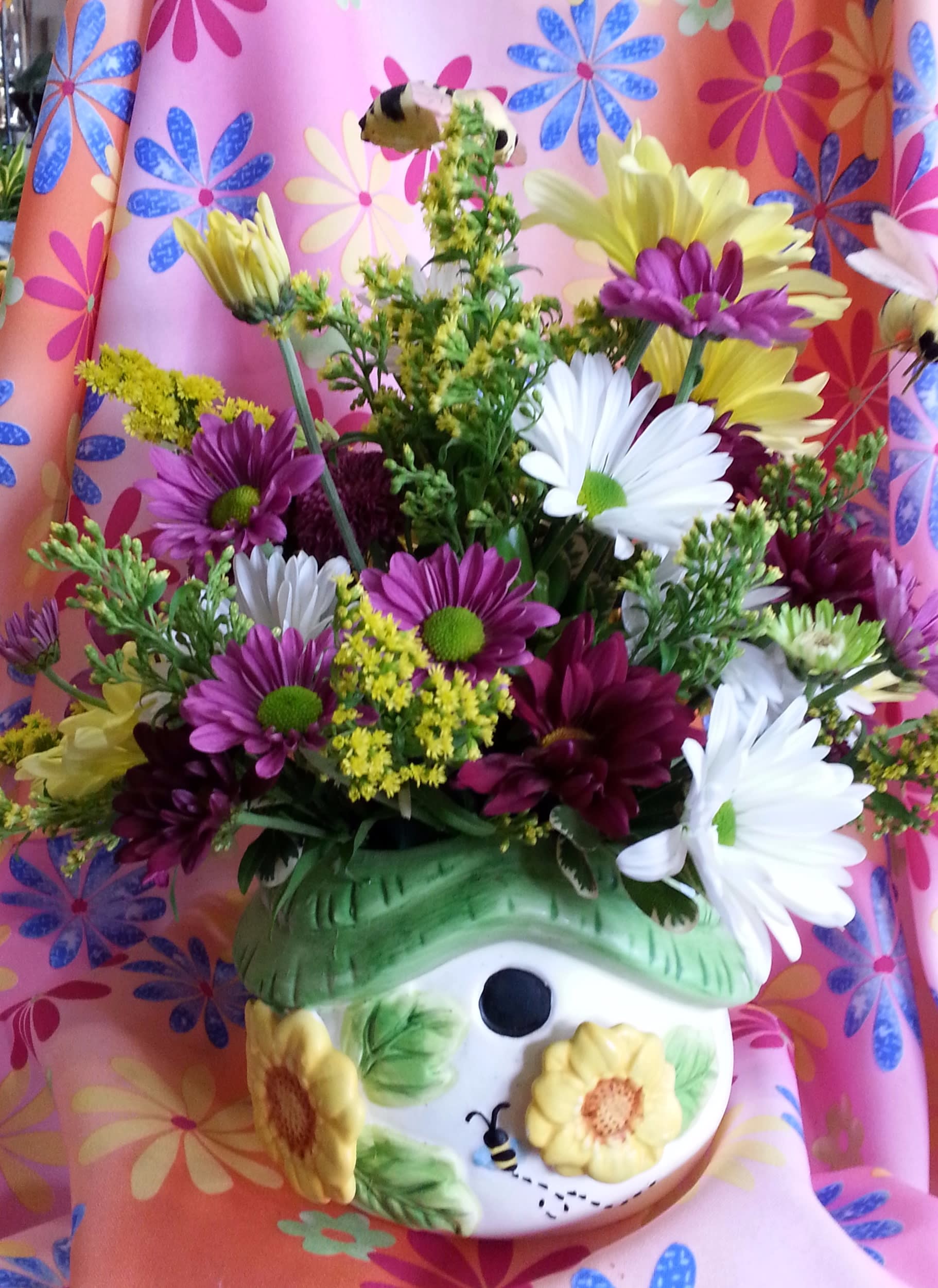 Birdhouse Blooms by Plant Place & Flower Basket