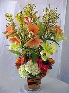 Forsythia And Amarylis In Beverly Hills Ca Apropos Floral Event Design