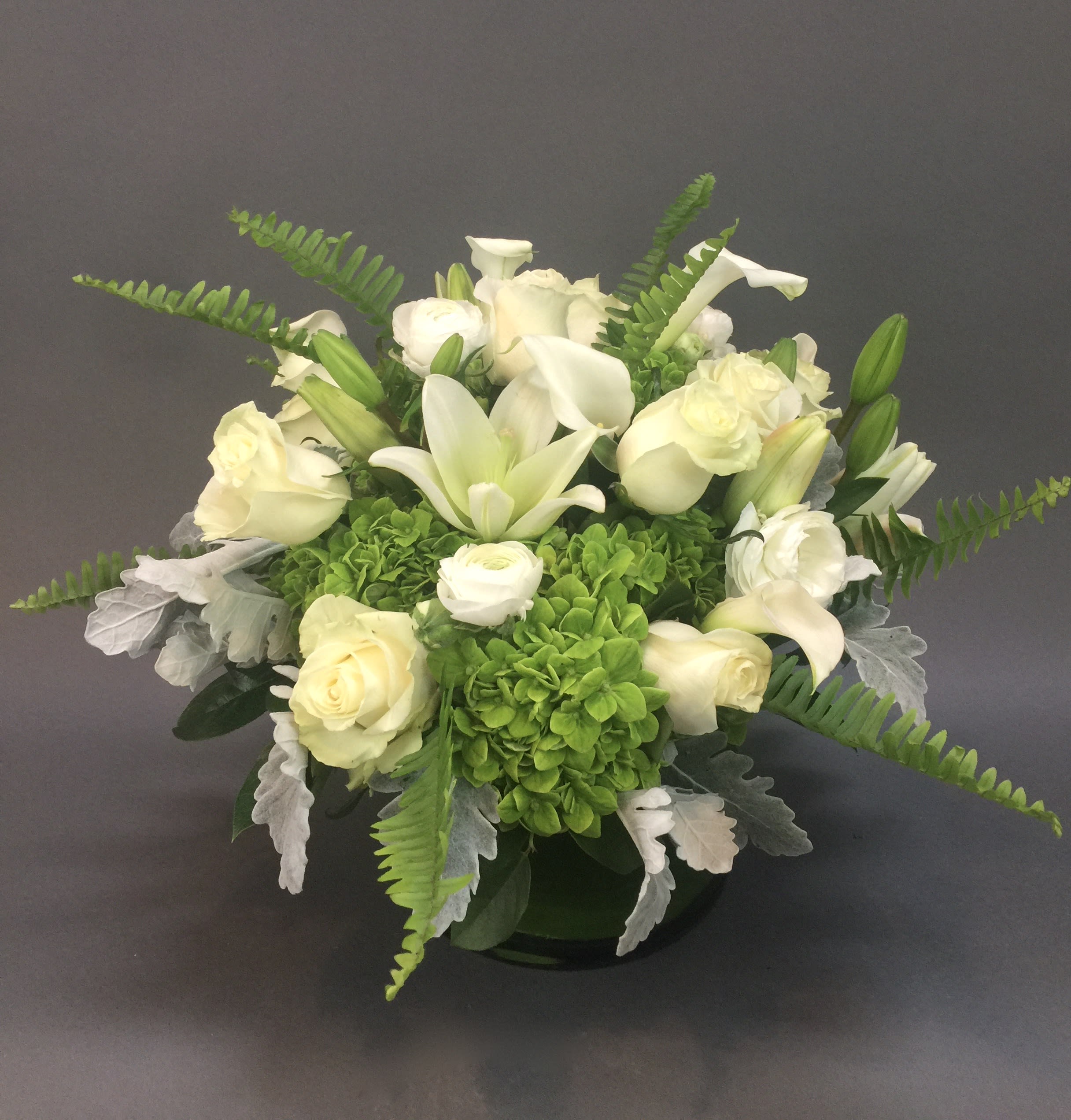 Limelight   - A pristine palette punctuated with interesting textures.  Definitely will surprise and delight! 