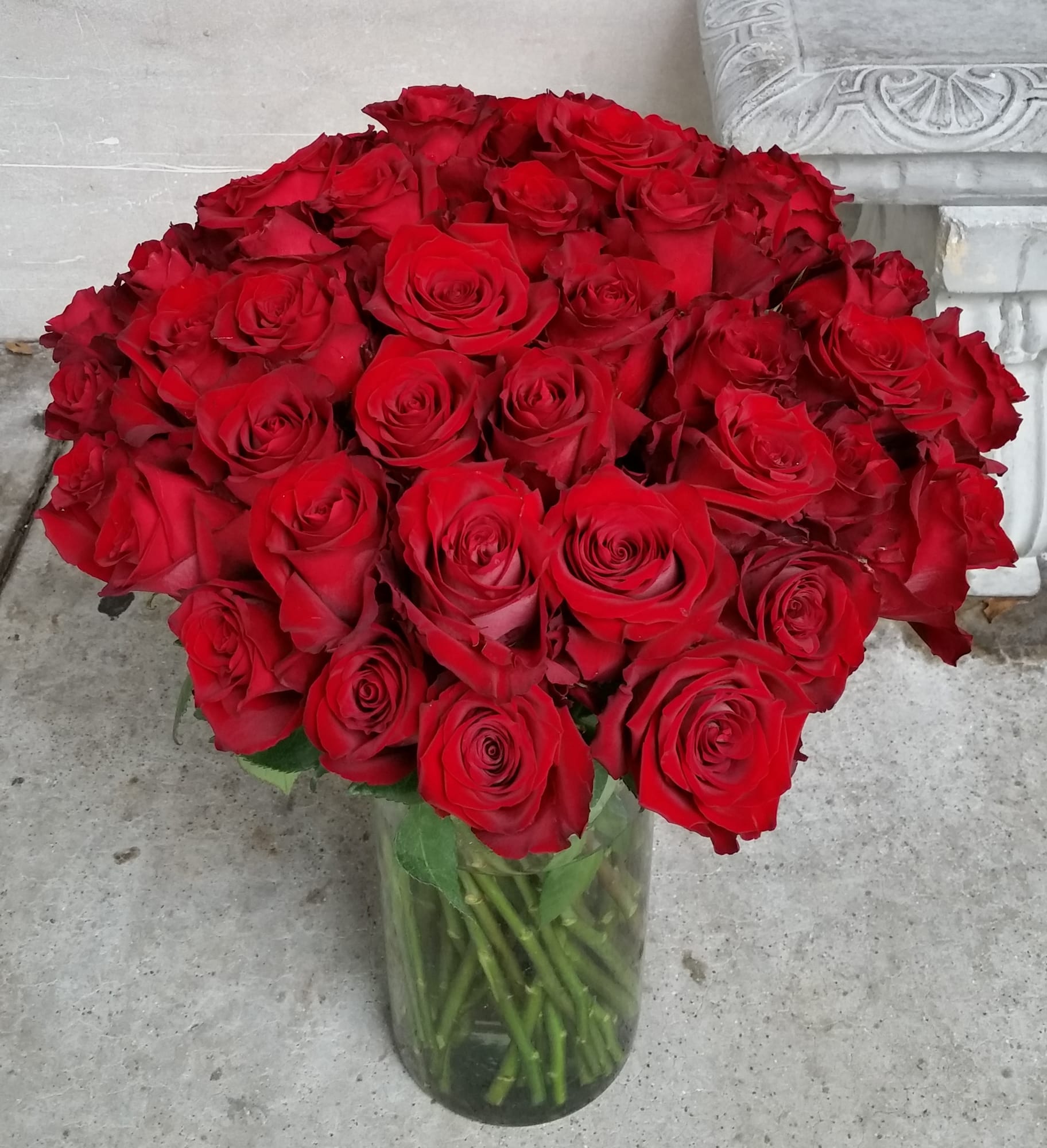 4 Doz Red Roses In Miami Fl Mille Fleurs Miami