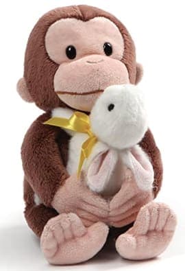 CURIOUS GEORGE &amp; BUNNY - CURIOUS GEORGE PLUSH: This adorable plush version of Curious George features the sweet monkey sharing a hug with an adorable bunny friend wearing a yellow, satin bow. It looks like George is ready for Easter! SOFT &amp; HUGGABLE: Made from a soft, huggable material that meets famous GUND quality standards, this plush toy features surface-washable construction for easy cleaning. Appropriate for ages 1 &amp; up. THE PERFECT GIFT: Our plush dolls, teddy bears, &amp; stuffed animals make perfect gifts for birthdays, baby showers, baptisms, Easter, Valentine's Day &amp; more! Gift a lifetime of hugs with a GUND. QUALITY CUDDLES: Known for quality, soft, huggable plush designs &amp; gifts, our award-winning bears &amp; toys appeal to all ages, from infants &amp; toddlers to adults, perfect for play, collecting &amp; cuddling. PREMIER PLUSH: The oldest maker of soft toys in America, GUND was one of the first companies to produce a teddy bear. For over 120 years, GUND has been creating unique teddy bears &amp; stuffed animals recognized worldwide for their quality and innovation.