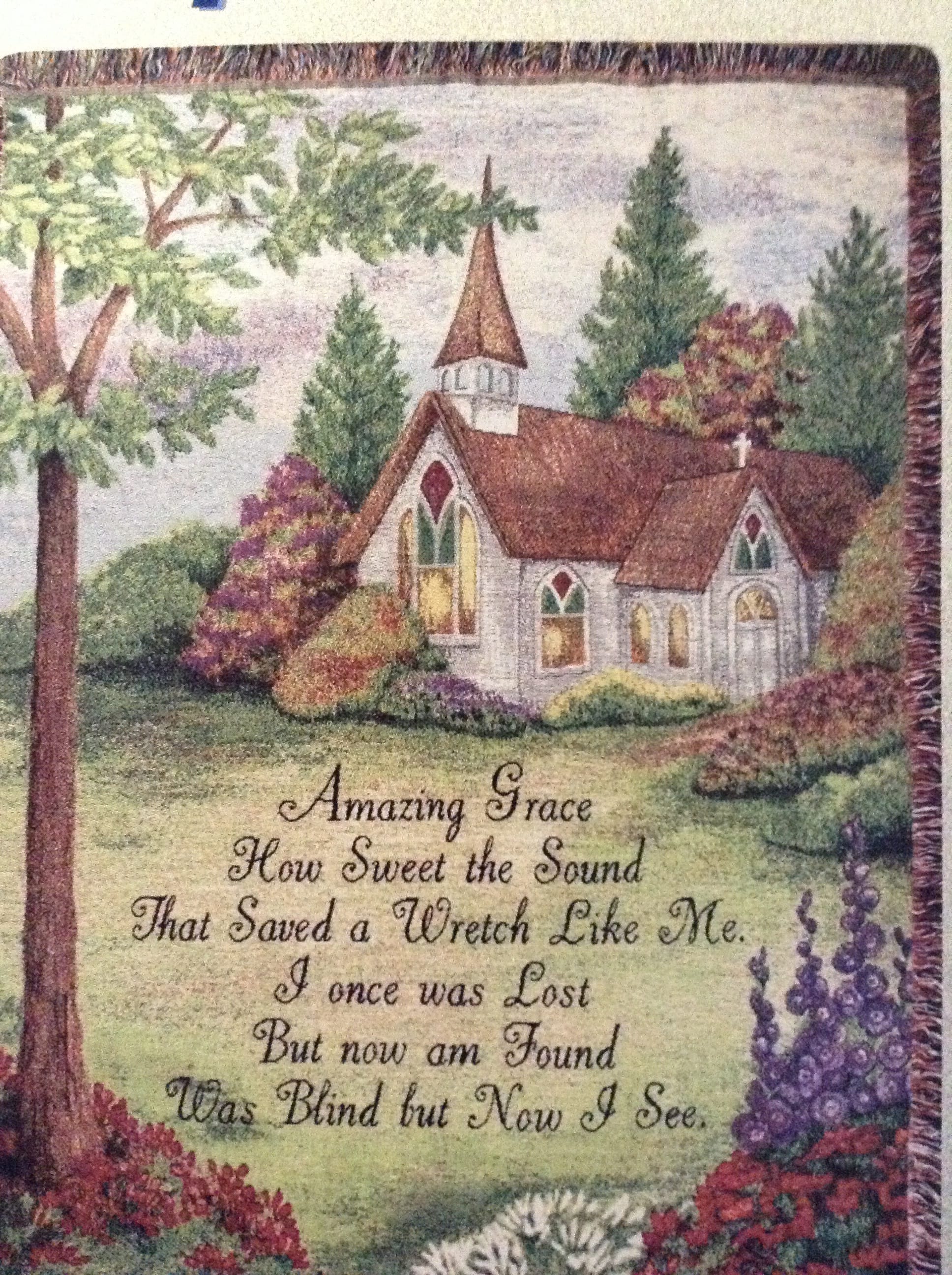 Amazing Grace Woven Tapestry Throw in Murrysville, PA Rosebud Floral