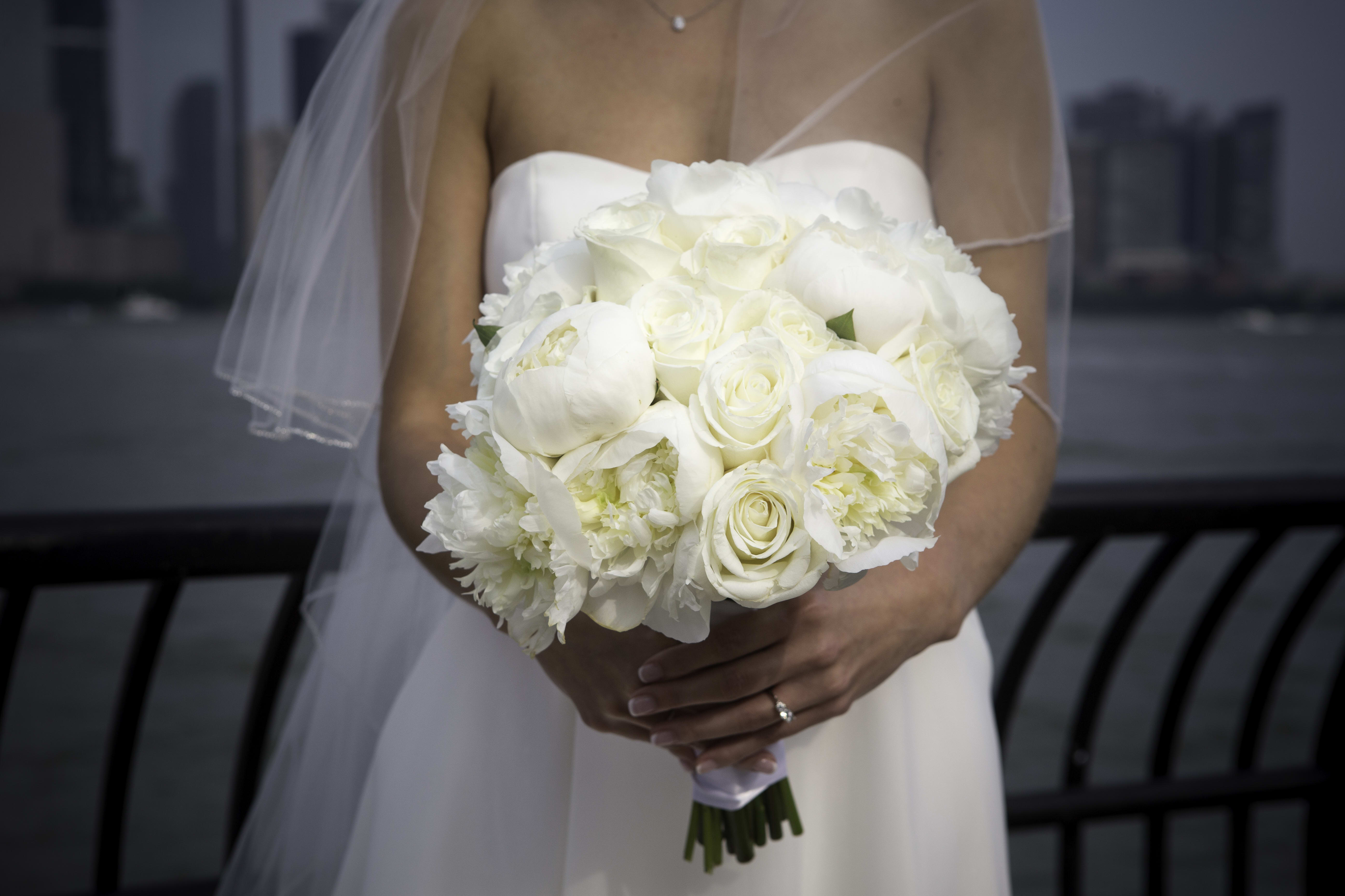 Bridal bouquets sale white