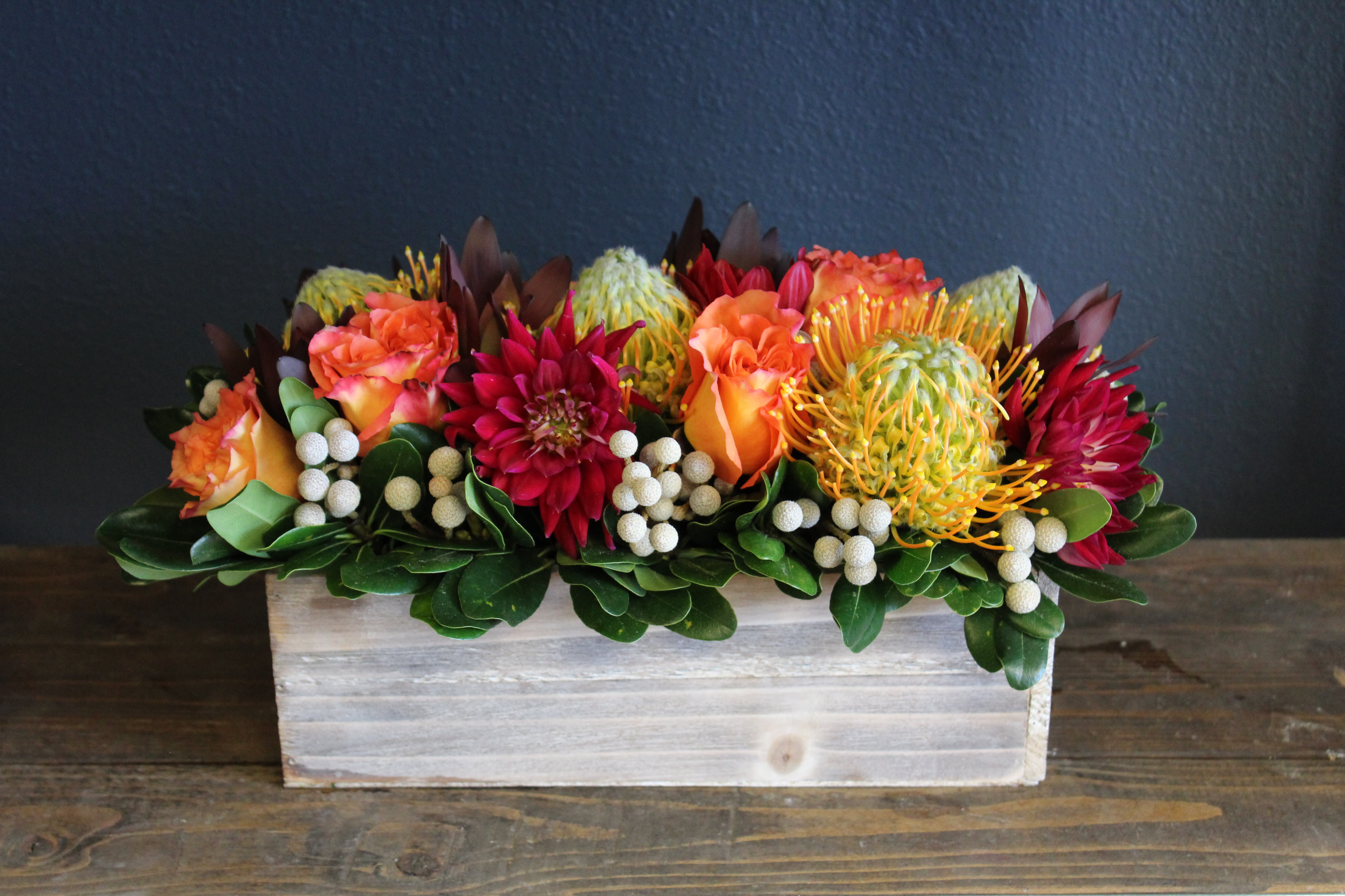 Rustic Wooden Box In Denver Co Twisted Tulip